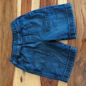 🌻 Uniqlo Kids Pull On Medium Wash Denim Shorts Size 110 (4-5)